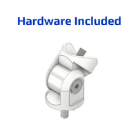 43-2FR-1 MODULAR SOLUTIONS PIVOT CONNECTION FOR 40MM ROUND PROFILE, PIVOT CONNECTOR FOR SIDE CONNECTION